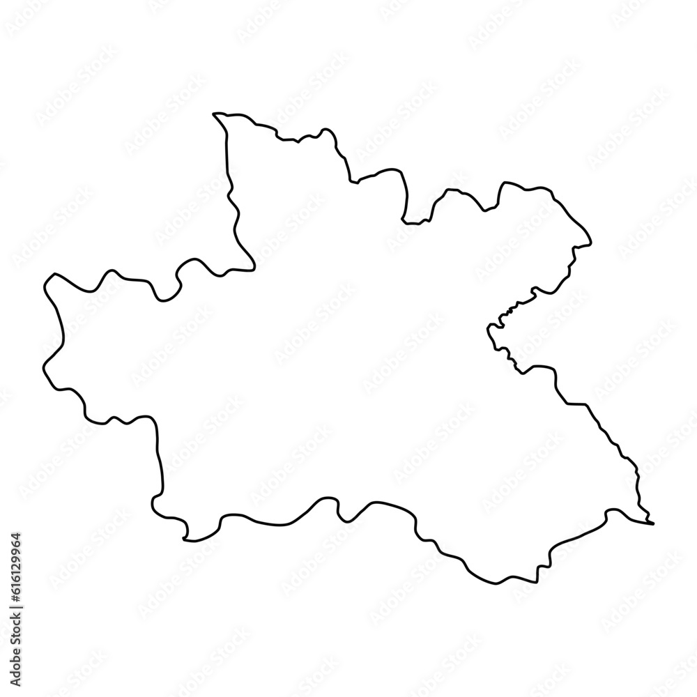 Hradec Kralove region administrative unit of the Czech Republic. Vector illustration. Hradec Kralove region administrative unit of the Czech Republic. Vector illustration.