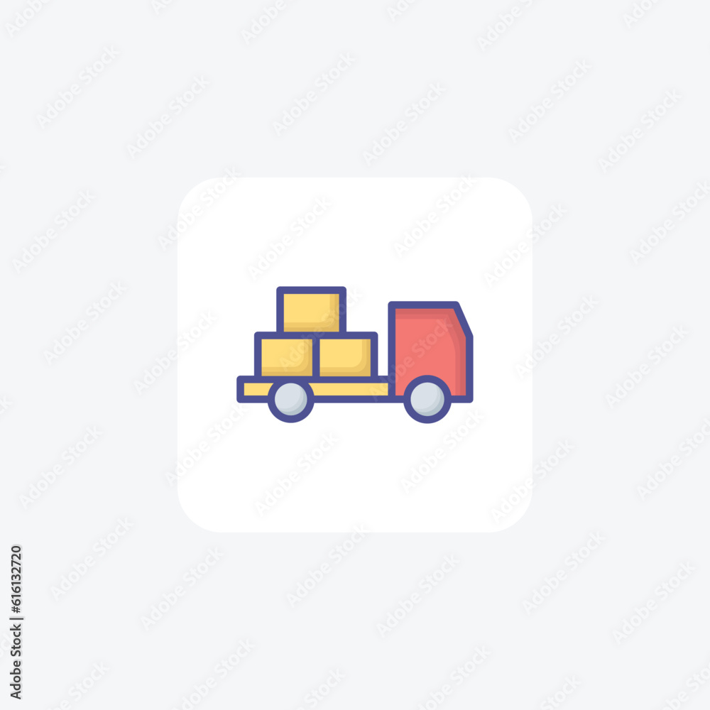 A Creative Collection of Flat icon Illustrating Free Shipping and Delivery
A Creative Collection of Flat icon Illustrating Free Shipping and Delivery