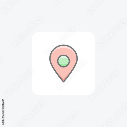 A Vibrant Collection of Flat icon Depicting Various Locations 