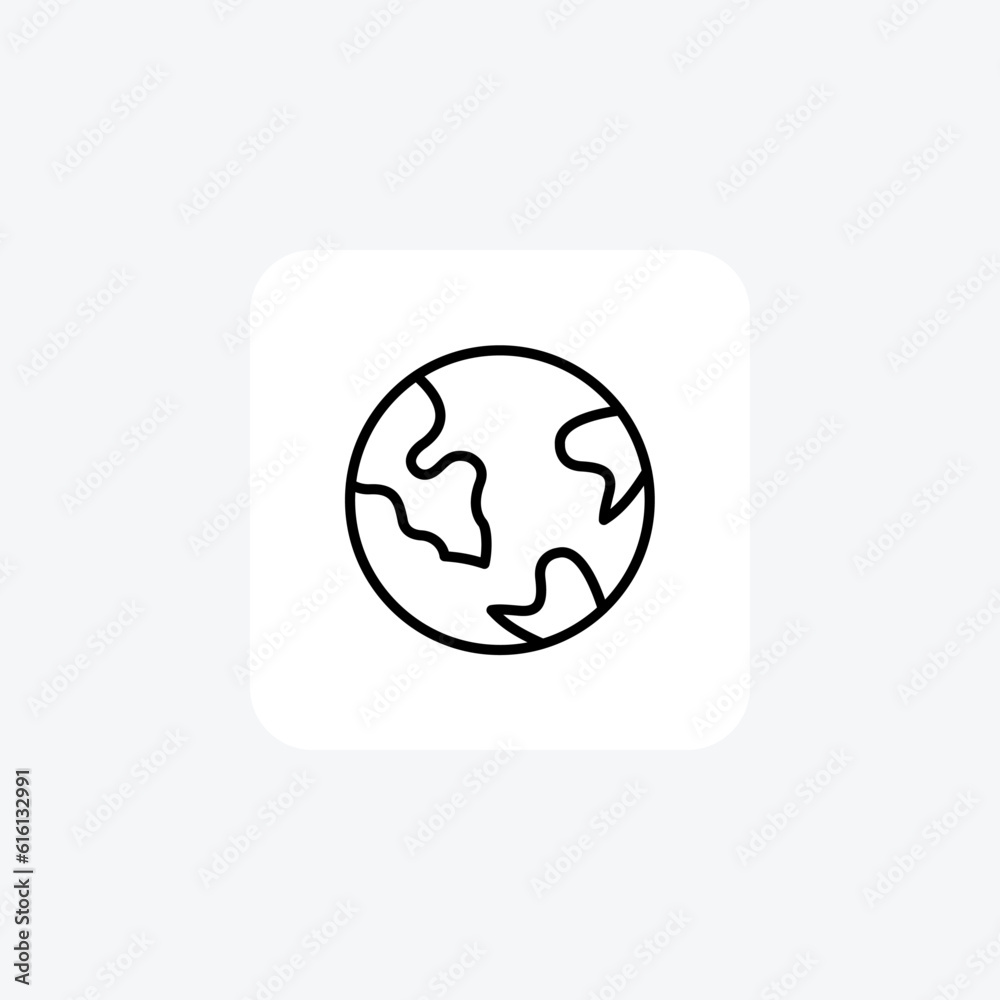 A Sleek Set of Flat icon for Mobile GPS Navigation 
