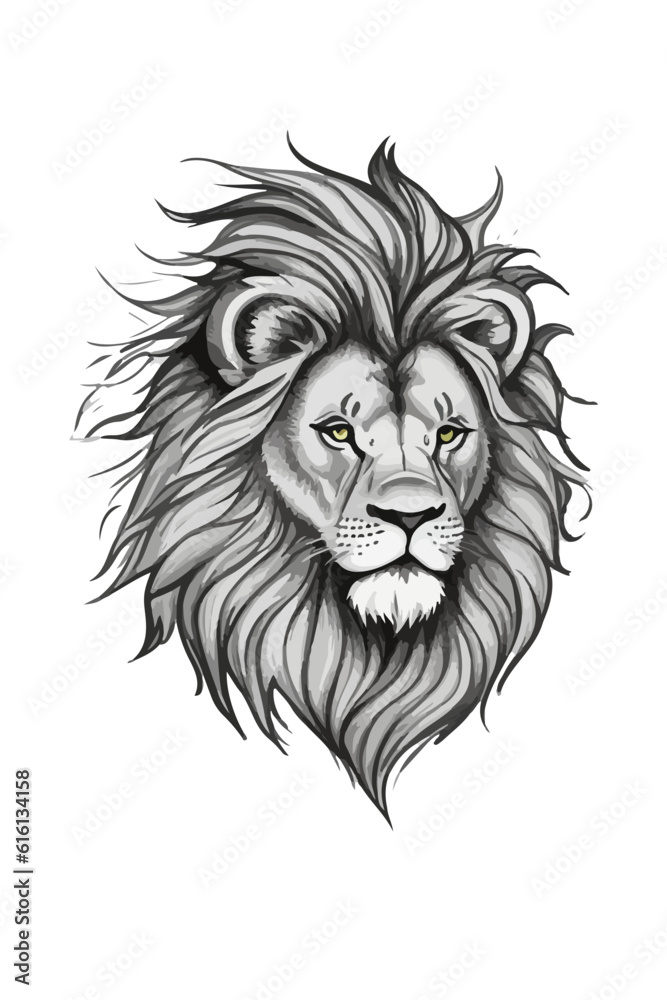 head of lion
