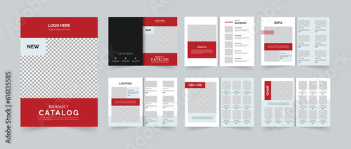 Product catalog template design 12 Pages