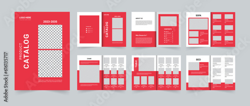 Product catalog layout or catalouge design template 12 Pages design