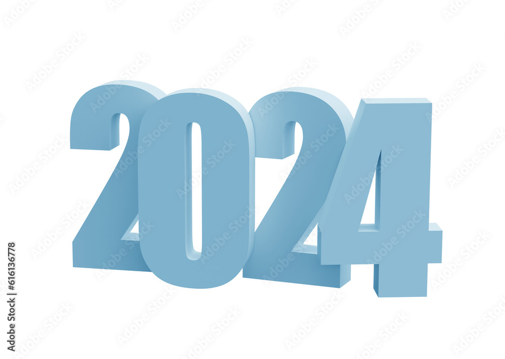 Happy New Year christmas 2024 with shiny 3D blue numbers isolated transparent pgn. Holiday celebration design. Premium element for posters, banners, calendar and greeting card Happy New Year christmas 2024 with shiny 3D blue numbers isolated transparent pgn. Holiday celebration design. Premium element for posters, banners, calendar and greeting card