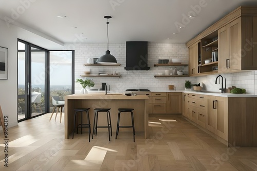 modern kitchen interior