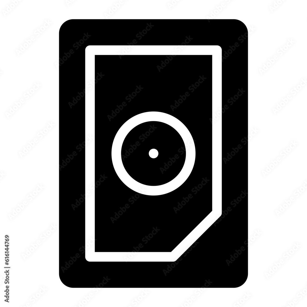 cassette glyph cassette glyph