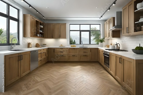 modern kitchen interior