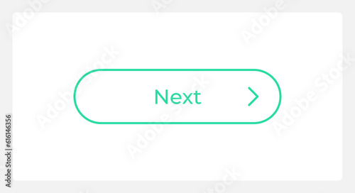 Hover next move button UI element template. Editable isolated vector dashboard component. Flat user interface. Visual data presentation. Web design widget for mobile application with light theme