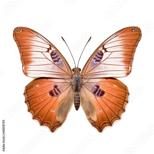 Western brown butterfly -  Heteronympha merope. Transparent PNG. Generative AI © Razvan