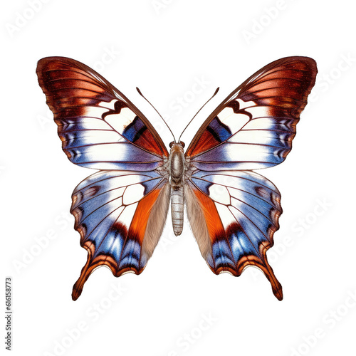 Western white admiral butterfly -  Limenitis arthemis. Transparent PNG. Generative AI photo