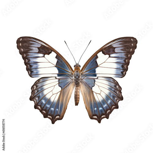 White admiral butterfly - Limenitis camilla. Transparent PNG. Generative AI