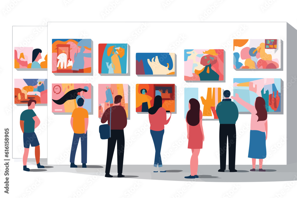 art exhibition illustration art exhibition illustration