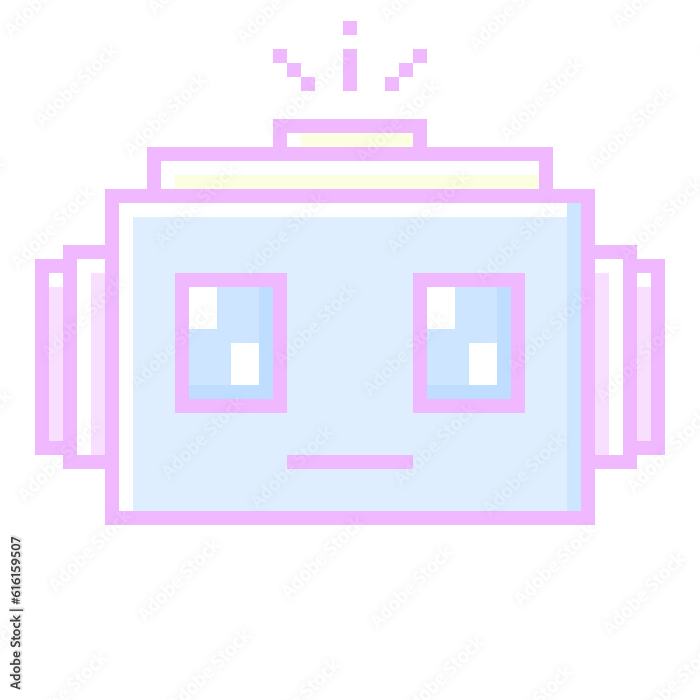 ピクセルアートなロボット♪PNG ピクセルアートなロボット♪PNG