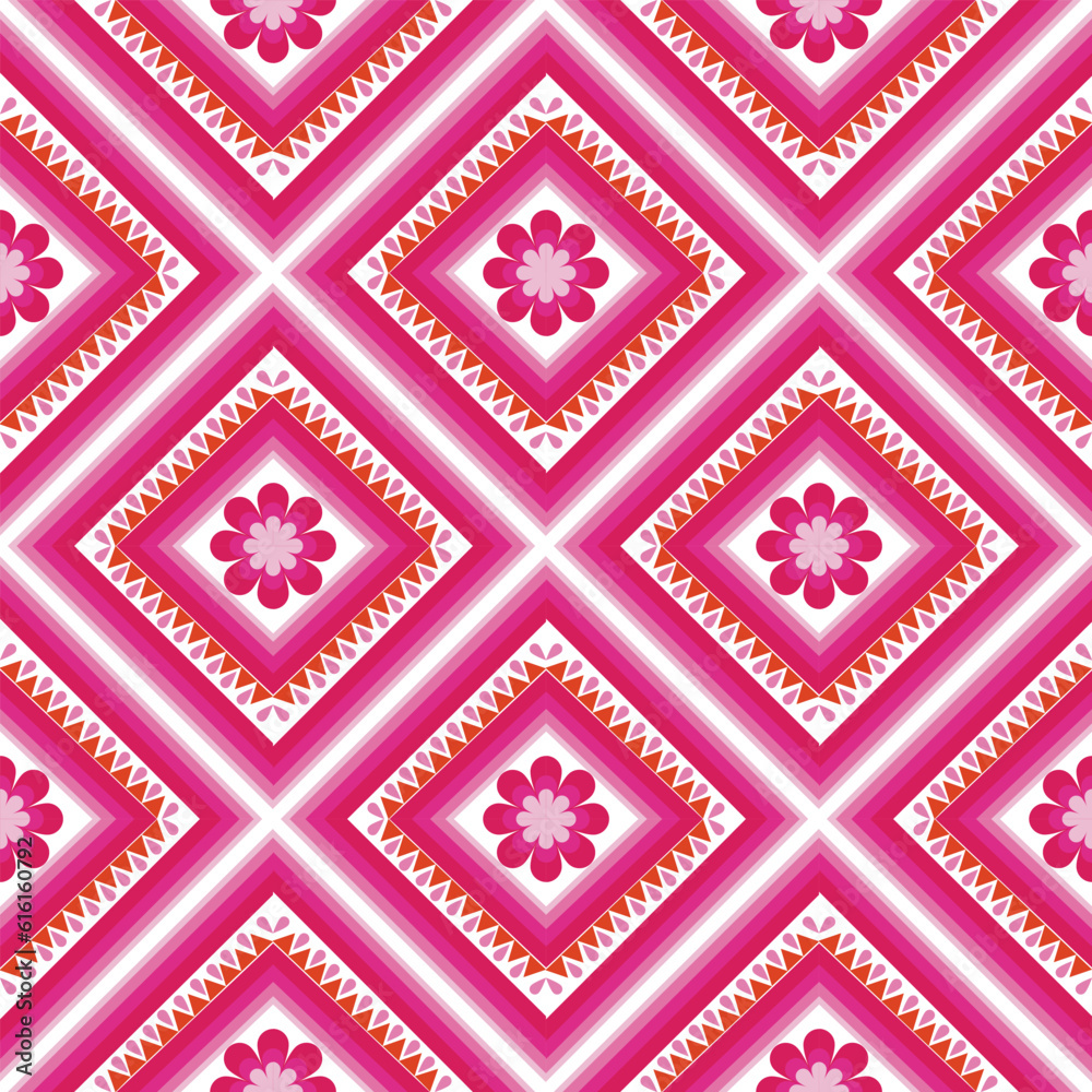 Seamless pattern fabric and tile pattern, pink , Seamless pattern fabric and tile pattern, pink ,