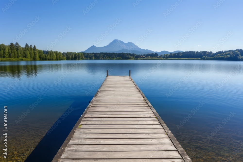 erene Beauty: A Captivating Photograph of a Wooden Jetty Extending into a Pristine Lake, Amidst the Breathtaking Scenery of Bavaria's Majestic Mountains erene Beauty: A Captivating Photograph of a Wooden Jetty Extending into a Pristine Lake, Amidst the Breathtaking Scenery of Bavaria's Majestic Mountains