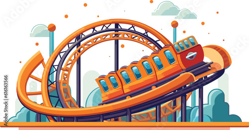 roller coaster illustration