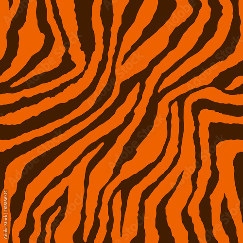 Tiger coloured zebra seamless texture