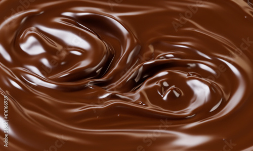 Chocolate Splash. Element for the production of packaging for chocolate bars, yogurts, biscuits, chocolate drinks, among other products.