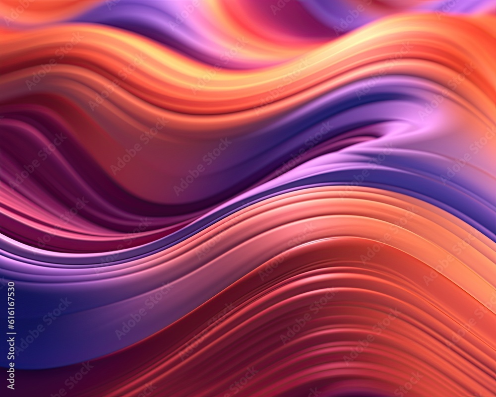 3D Abstract background. Generative AI