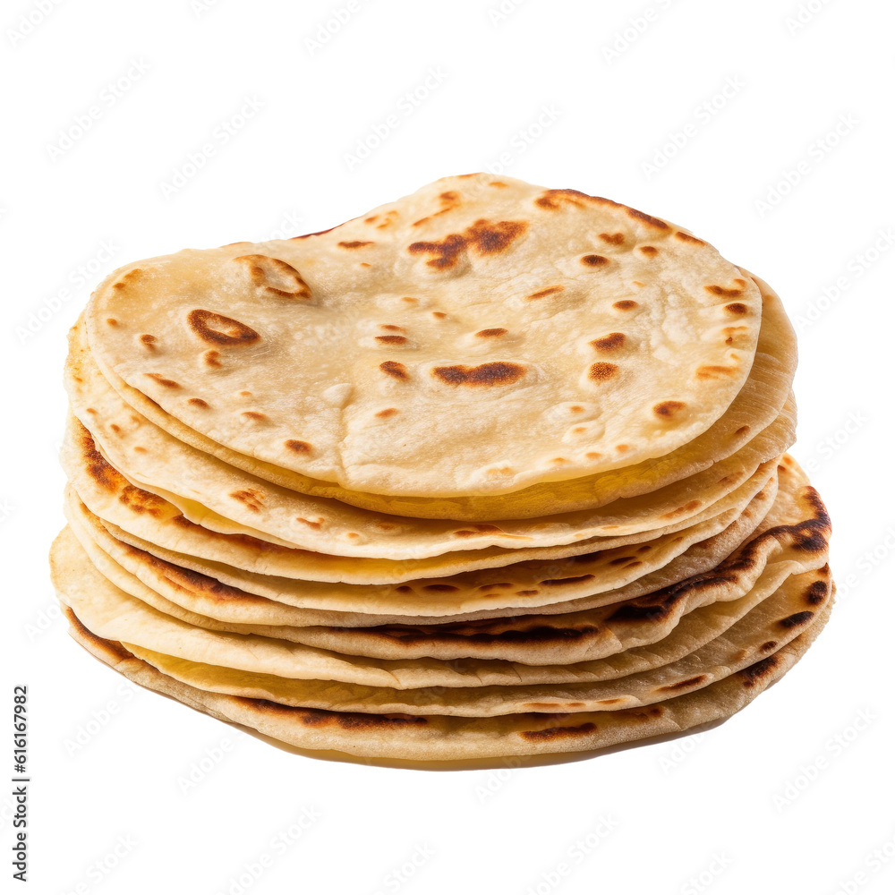 Stack of pancakes isolated on white background Stack of pancakes isolated on white background