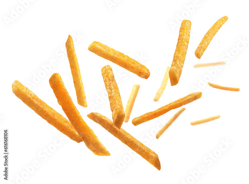 Obraz na plátne French fries levitate  png