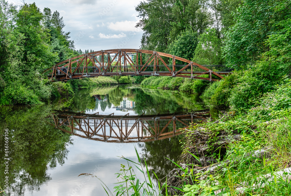 Fototapeta premium Bothell Pedestrian Bridge 6