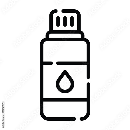 John filled up water bottle