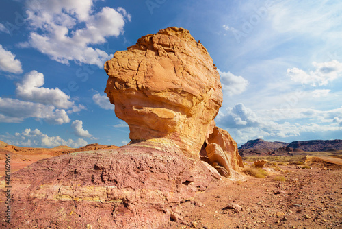 Rock in Timna Park. Israel