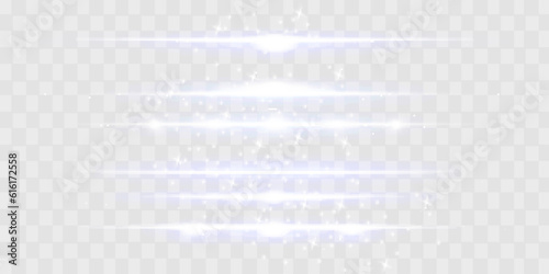 Solar glare.Glow isolated white transparent light effect set, lens flare, explosion, glitter, line, sun flash, spark and stars. Beautiful optical lens flare effect sun light.