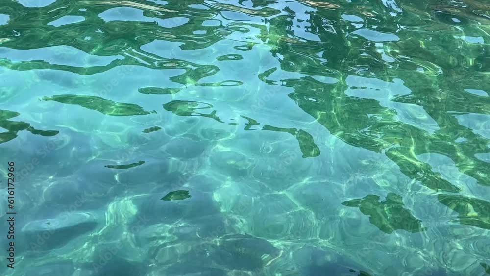 Water sea blue turquoise glittering surface. Water sea blue turquoise glittering surface.