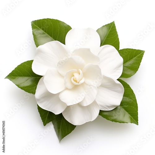 Gardenia flower isolated on white