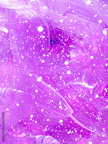 Fototapeta Naklejka Na Ścianę i Meble -  Pink abstract painting, art creative hand painted background, brush texture, abstract ocean, acrylic painting on canvas.