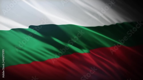 Flag of Bulgaria full screen in 4K high resolution Republic of Bulgaria (Königreich Belgien - Република България  - Republika Bǎlgariya ) flag 4K photo