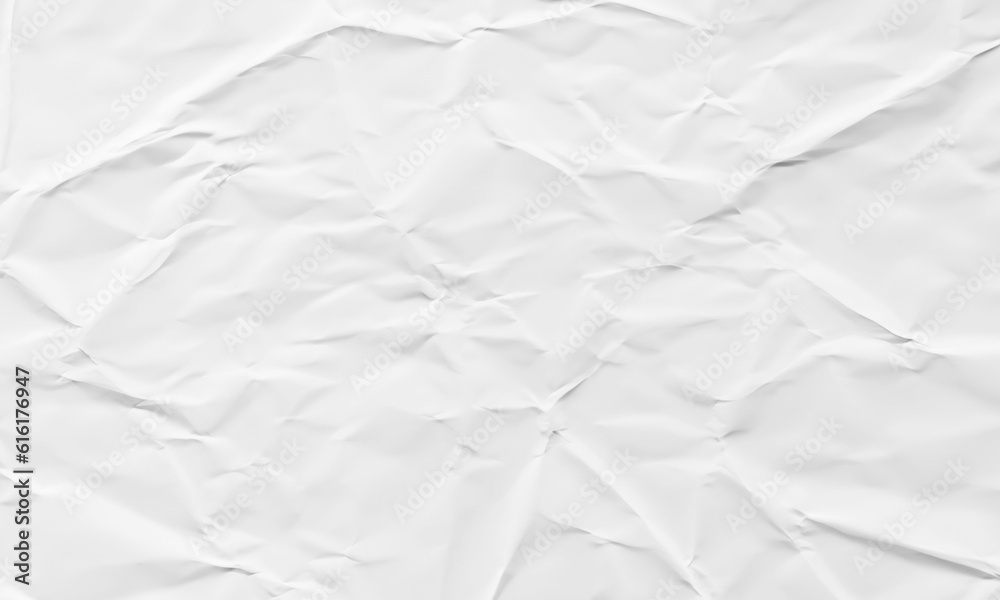 Wrinkled white paper texture. Wrinkled white paper texture.