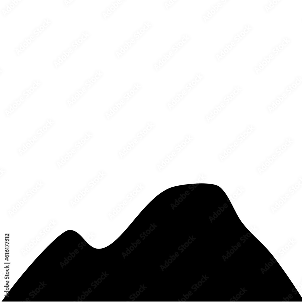 Mountain Silhouette Illustration Mountain Silhouette Illustration