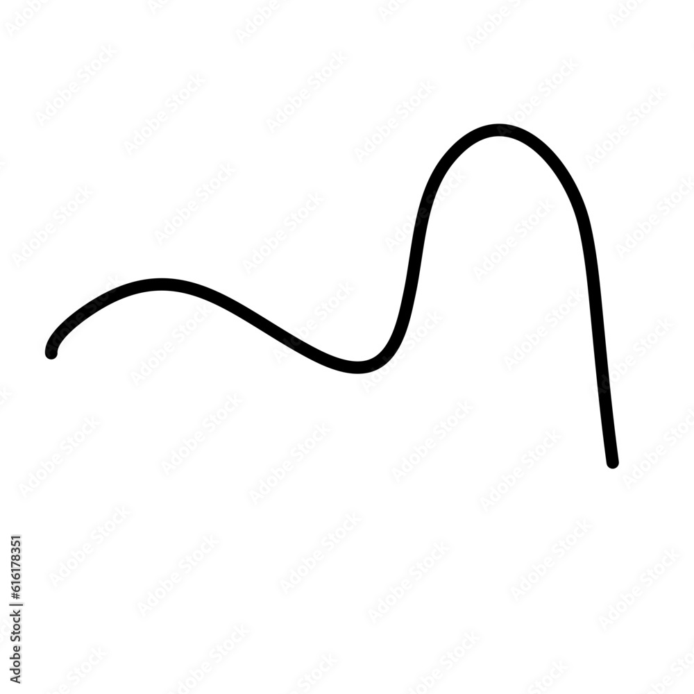 Squiggly Line Element Decoration Squiggly Line Element Decoration