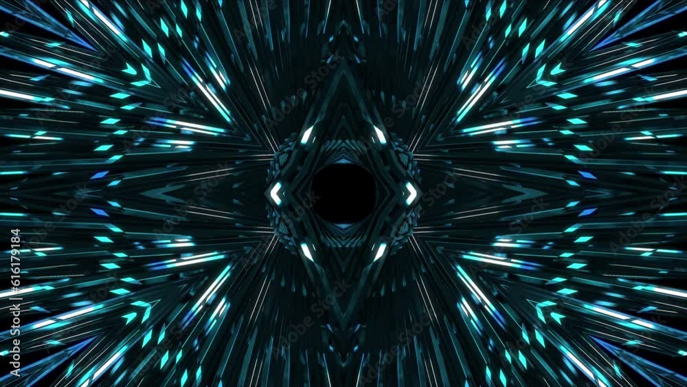 Abstract animation multicolor pattern 4K smooth concept