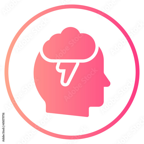 stress gradient icon