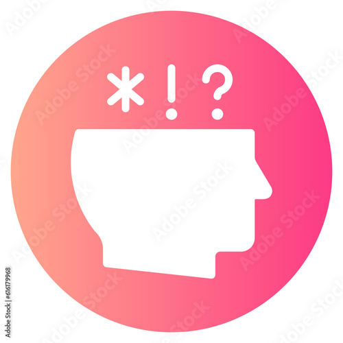 hyperactivity gradient icon