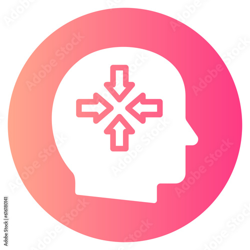 thoughts gradient icon