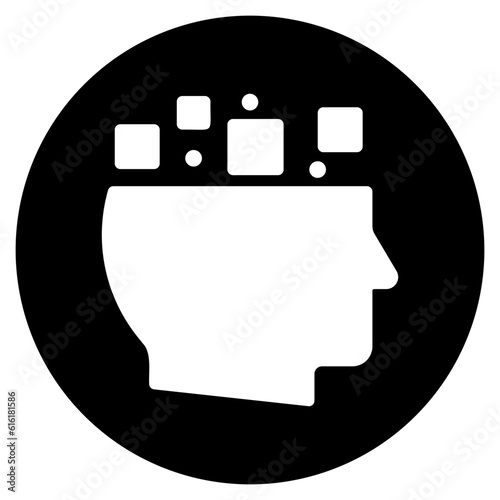 adhd glyph icon
