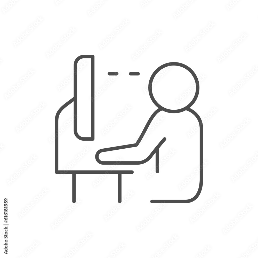 Correct pose at deck line icon Correct pose at deck line icon