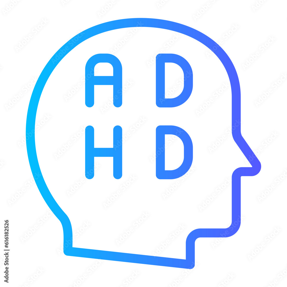 adhd gradient icon