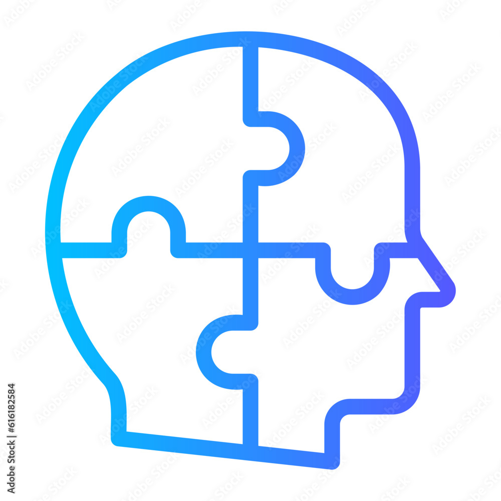 puzzle gradient icon puzzle gradient icon