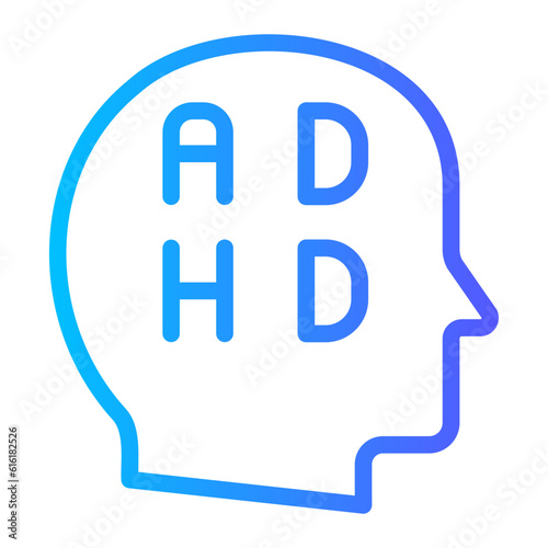adhd gradient icon