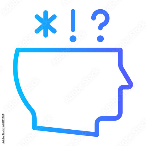 hyperactivity gradient icon