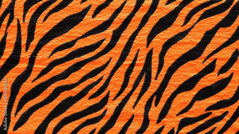 Orange Animal Print Wallpaper or Background Pattern - Leopard Dots and Stripes - Generative AI Orange Animal Print Wallpaper or Background Pattern - Leopard Dots and Stripes - Generative AI