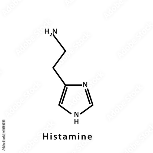 Structure molecular icon flat explosive compounds illustration