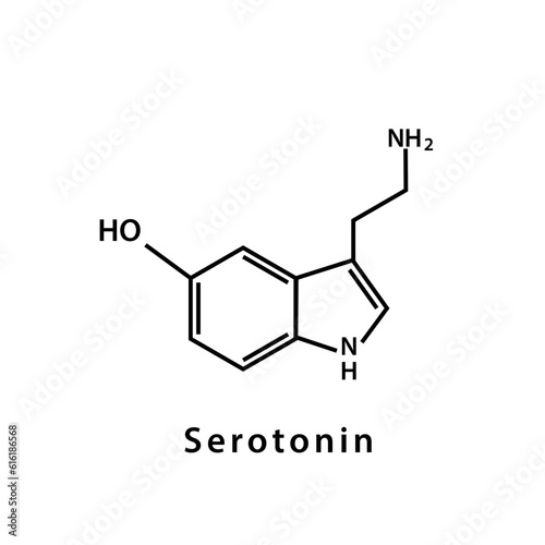 Structure molecular icon flat explosive compounds illustration