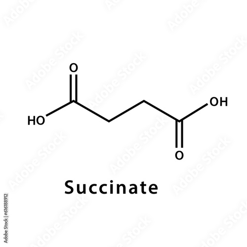 Structure molecular icon flat explosive compounds illustration